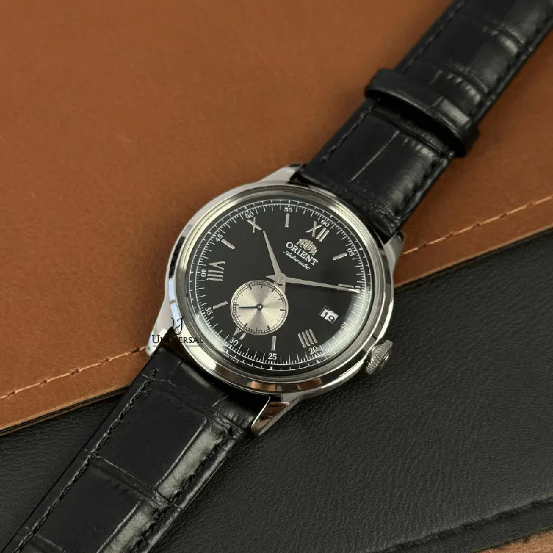 Orient Bambino Version II Small Seconds Black Men's Watch- RA-AP0101B30B